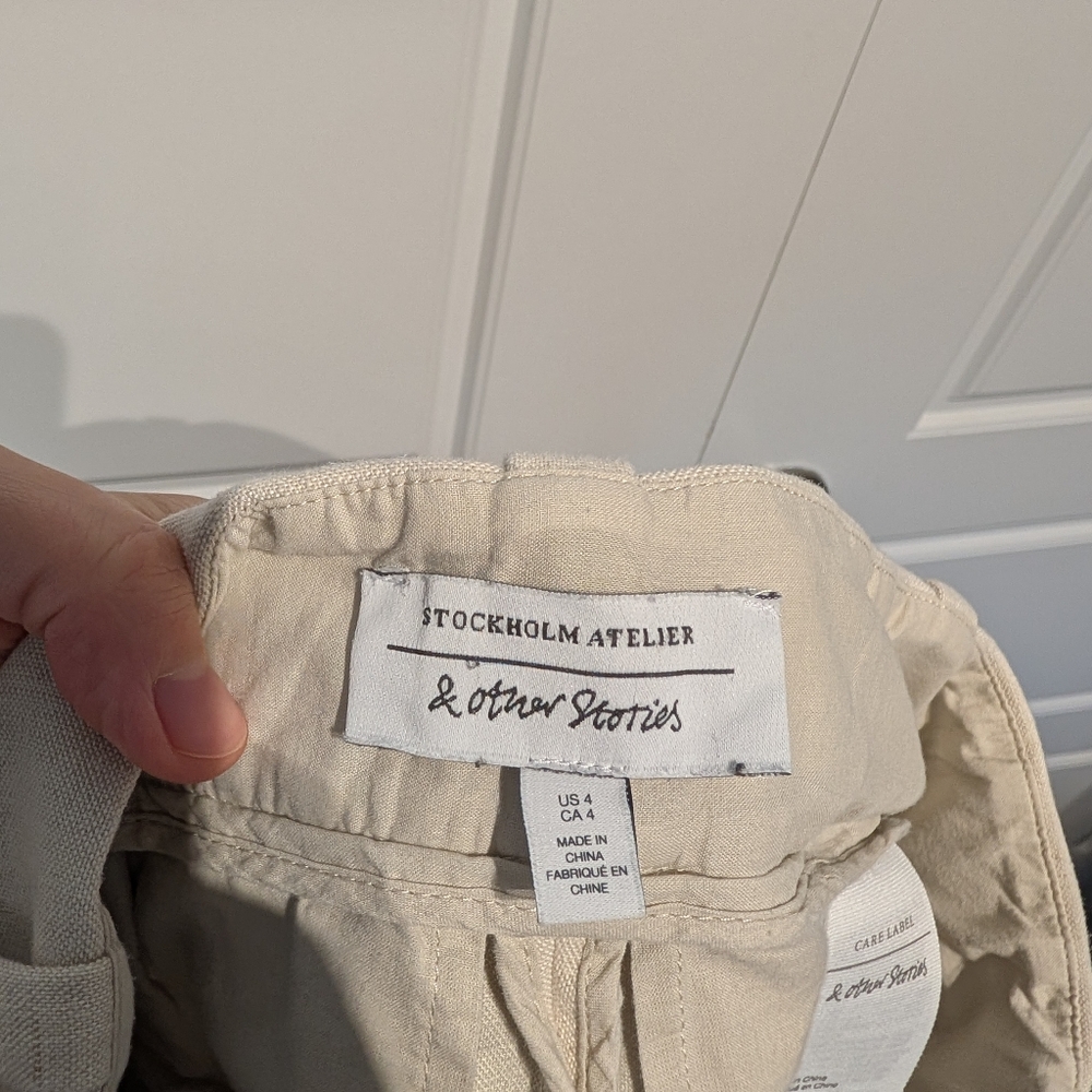 &other stories Linen Shorts - Picture 4 of 8
